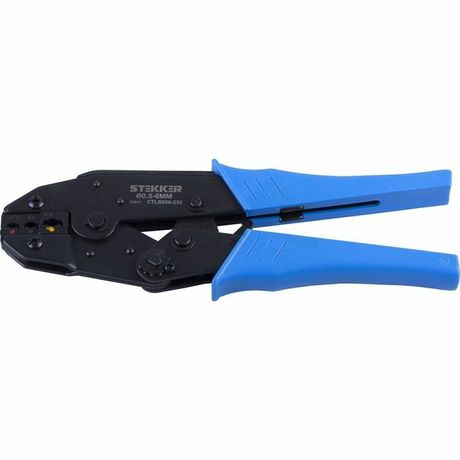 CTLS006-230 Кримпер для обжима клемм и наконечников d0,5-6мм, синий - 32804 FERON