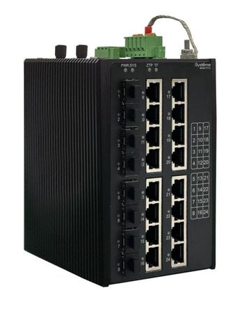 Управляемый промышленный коммутатор Ethernet L3, 16x10/100/1000BaseT, 8x100/1000/2500BaseX SFP | NSETM324T16X08A SE APC