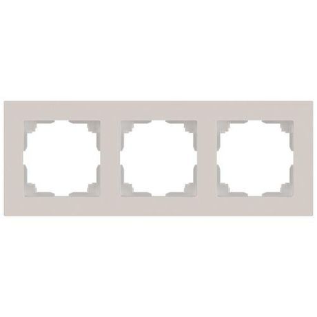 Рамка для розеток и выключателей Intro Accent 6-503-06 на 3 поста, СУ, перламутр | Б0063789 ЭРА
