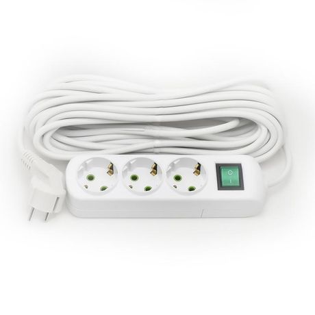 Удлинитель 3х10м с заземл. Letitia выкл. LEZARD 721-0310-302