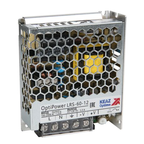 Блок питания панельный OptiPower LRS 35-12 3A - 328864 КЭАЗ