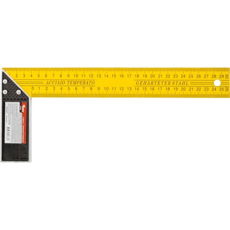 Угольник столярный 300мм желт. КУРС 19383