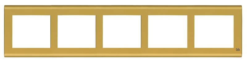 Рамка 5-м горизонт. матов. зол. Cellia Makel 2346705