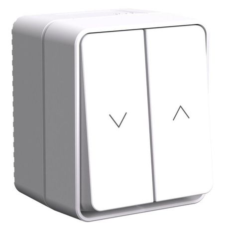 Выключатель для жалюзи 2-кл. ОП AtlasDesign PROFI 10А IP54 бел. SE ATN540119 APC