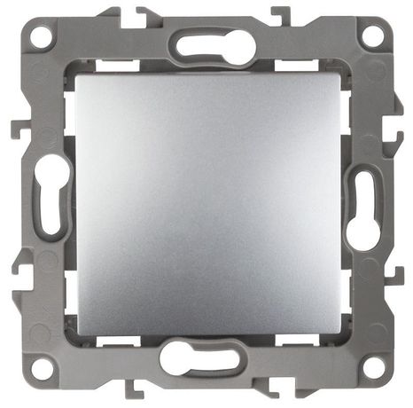 Кнопка 10АХ-250В Эра12 алюм. 12-1111-03 ЭРА Б0047832