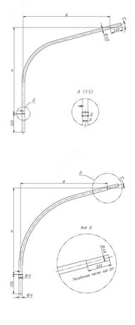 Кронштейн стандарт ТАНС.41.396.000 (1.К1-2,0-2,0-Ф6-ц) | OE-00178 OPORA ENGINEERING GALAD