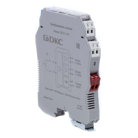 Преобразователь сигнала DSI, 1 вход TC тип K, 2 выход 4…20 мА | DSI-C1-1211 DKC ДКС