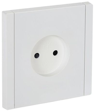Розетка СП FORTE&PIANO FP217 10А без заземл. защ. шторки винт. крепл. бел. IEK FP-R13-10-K01