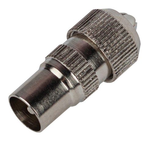 Разъем R-TV03 штекер TV без пайки металл тип «Орех» | Б0048304 ЭРА