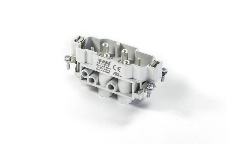 Штепсель 6 полюсов 4х80А; 2х16А (7-12) EMAS EB0812CF00