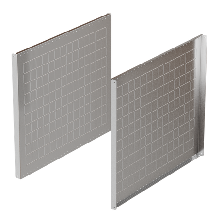 Панели боковые для секционирования В600 Г800 мм (2 шт) AleSta | AleSta-PCV68 EKF