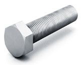 Болт М16х35 DIN 933 полнонарезной, класс прочности 8.8, гальван. цинк, 068399 | БМ-16х35.88-DIN-ЭЦ Ostec