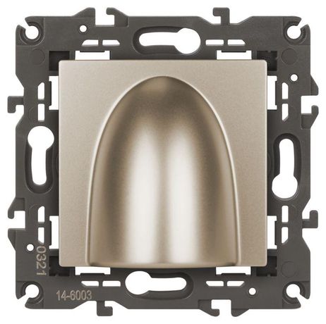 Вывод кабеля ЭРА Elegance 14-6003-04 шампань - Б0051068