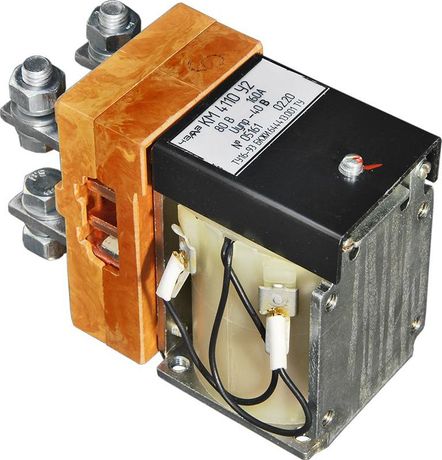 Контактор КМ-4110 80В DC жесткий вывод катушки располож. справа (102.110.726) ЧЭАЗ A8119-T50841130