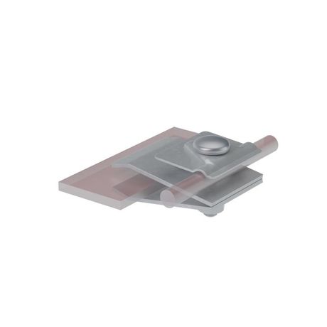 Держатель фальцевый FD-H60-D5-10 H=60мм для прутка d5-10мм сталь КМ MA0214 КМ-Профиль