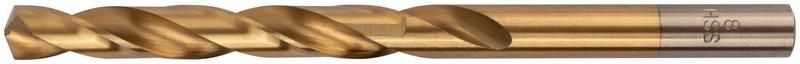 Сверло HSS по металлу, титановое покрытие, в блистере 8.0 мм (1 шт) - 34380 РОС