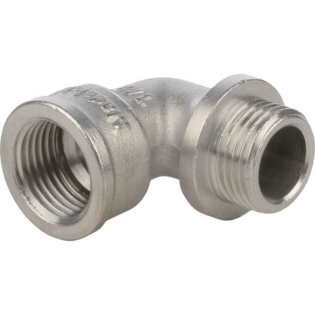 Угольник НВ 1/2 с упором, никелированный - RG008Q0QSSSAI5 STOUT SFT-0016-000012