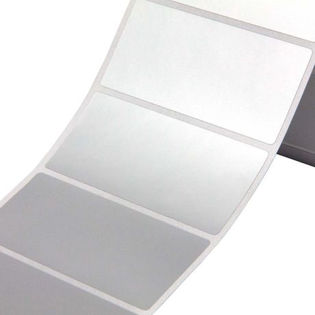 Этикетка в рулоне для ТТ печати, 30х15мм, из полиэстера с усиленным адгезивом, серебристый матовый, химстойкий, 1шт./ряд, 5тыс.шт./упак. - TAP3015MR ДКС