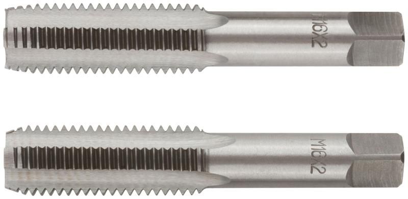 Метчики метрические, легированная сталь, набор 2 шт., 16 х 2,0 мм - 70854 РОС