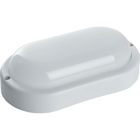 Светильник светодиодный пылевлагозащищенный для ЖКХ AL3005-1 в пластиковом корпусе 8W 6500K 220V IP65 белый | 41317 Feron