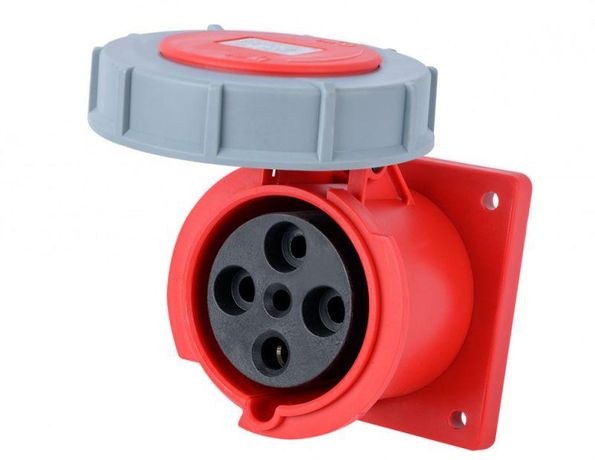 Розетка для скрытой проводки 3Р+РЕ 63А 380В IP67 РЩ-103 | 26272DEK DEKraft APC