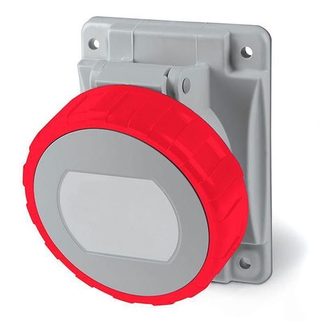 Розетка панельная с наклоном артикул DIS4181667 IP67 16A 3P+E+N 400В DKC DIS4181667S ДКС DKC (ДКС) арт. DIS4181667S