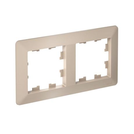 Рамка 2-м AtlasDesign Air песочн./дым. бел. SE ATN221202 APC