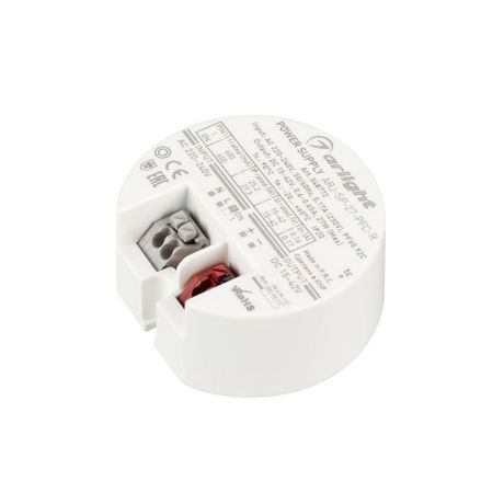 Блок Питания ARJ-SP-27-PFC-R (27W, 15-42V, 0.6-0.65A) (ARL, драйвер для светодиодов и светильников, IP20 пластик, 5 лет) - 048772 Arlight
