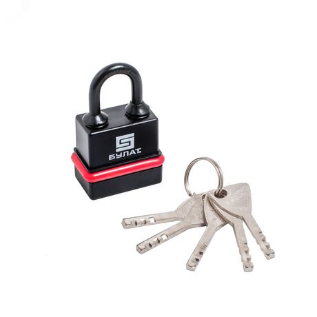 Замок навесной Булат ВС 3-Н45 ПЛ всепогодный 5кл. d=6мм - 13981 ПТК