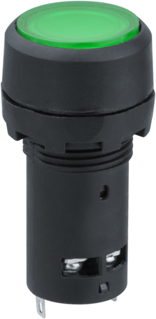 Кнопка d22мм 230В NO+NC 82 821 NBI-B-09-G с подсветкой зел. Navigator 82821 24430
