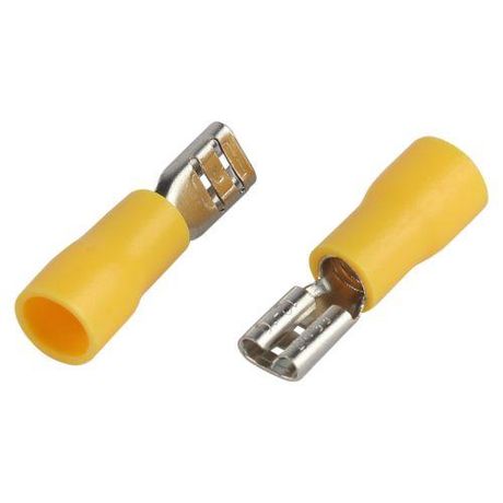 Разъем плоский ЭРА NO-225-37 РпИм 5.5-6-0.5 изолированный «розетка» (упаковка 10 штук) | Б0063361