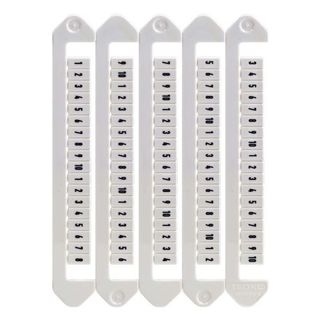 Маркировка для клемм, ширина 5 мм, символ "3", горизонтальная ориентация | NUTB-5-3H DKC ДКС