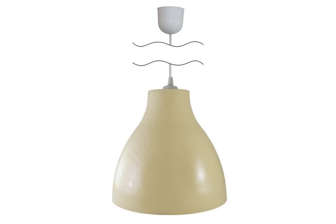 Светильник НСБ 21-60-012 УХЛ4 "Melodi" бежевый, шнур белый | SQ0313-0013 TDM