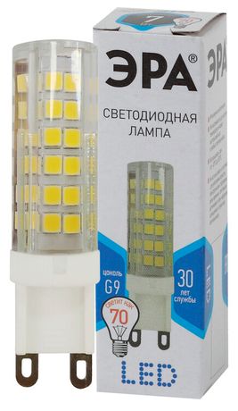Лампа светодиодная LED 7 Вт 560Лм 4000К капсула нейтральный G9 170-265В JCD-7W-CER-840-G9 Standart - Б0027866 ЭРА