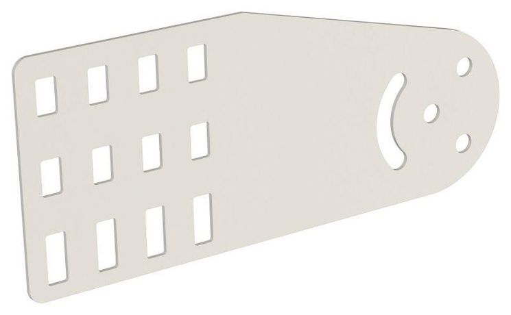 Пластина шарнирная h=100мм RAL 9016 | CLM51D-PSH-100-9016 IEK