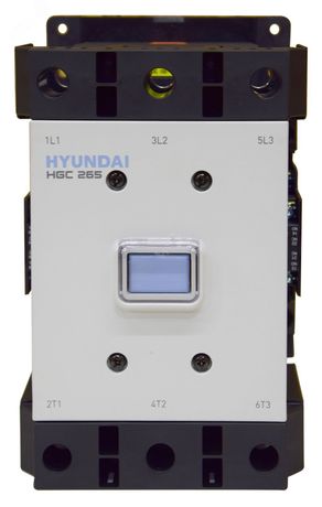 Магнитный контактор HGC265 22NS F440 265А 147кВт при АС3 (380-440В) кат. 380В АC 110-220 DC 2НО+2НЗ | 13.01.01.000599 HYUNDAI