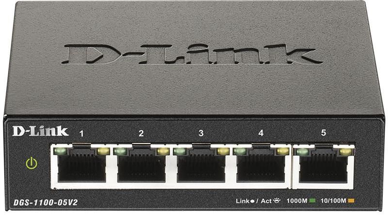Коммутатор настраиваемый DGS-1100-05V2/A1A 5G D-Link 1824145