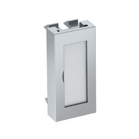 Заглушка с полем для маркировки Modul45 45x22,5 мм (серебристый) (ADP-BF AL0.5) | 6117412 OBO Bettermann