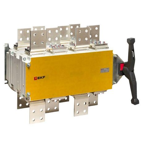 Рубильник-переключатель 2000A 4P c рукояткой управления для прямой установки PowerSwitch EKF - pscs-2000-4