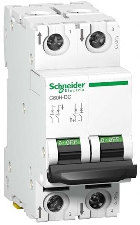 Выключатель автоматический двухполюсный C60H-DC 3А C 10кА | A9N61523 Schneider Electric APC