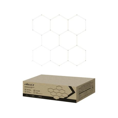 Светильник светодиодный ДБО-HEXAGON 8С-35065 350Вт 230В 6500К 8 сот 0.5м шнур с вилкой 2350х2442мм NEOX - 4690612066639 NEOX арт. 4690612066639