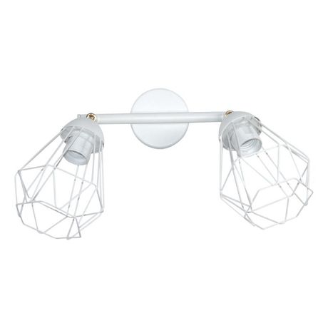 Светильник "Кристаль" 521 НББ 01-2х60-113 Е27 (ИМ) настенный бел. муар Элетех 1005405220