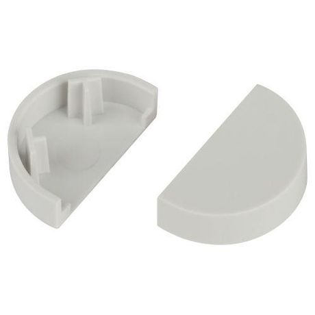 Заглушка ЭРА EC-KK-20-12-FW для полукруглого кабель-канала белая 20х12мм 2шт/комплект |Б0064918 |