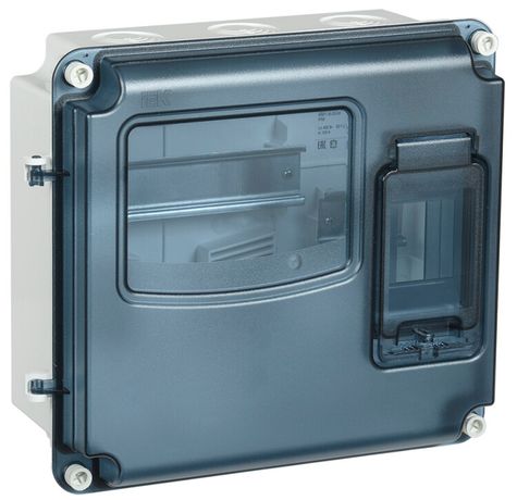 Корпус пластиковый ЩУРн-П 1/3 IP55 PC (250х285х109мм) | MSP1-N-03-55 IEK