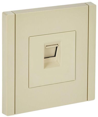 Розетка компьютерная RJ45 кат.6 FORTE&PIANO FP431 ваниль IEK FP-K10-2-K10