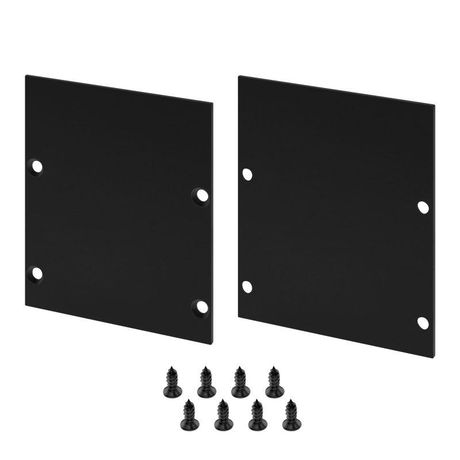 Заглушка LINE-6070 BLACK алюм. (комплект) Arlight 046408