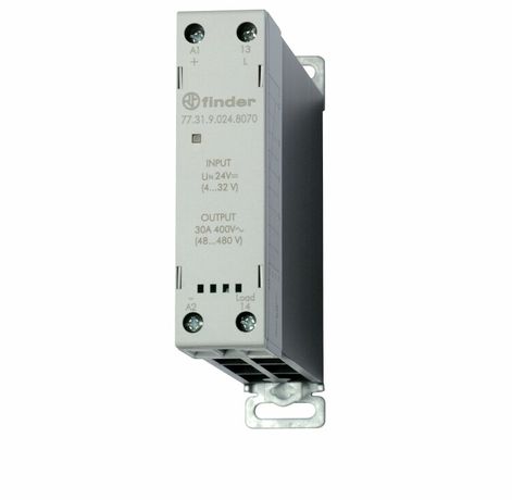 Модульное твердотельное реле; выход 30А (60…440В АС); питание 230В AC; Функция "Произвольн.включ."; ширина 22.5мм | 773182308071PAS Finder 77.31.8.230.8071PAS