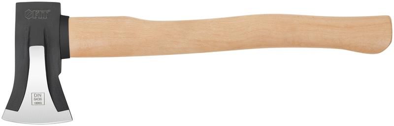 Топор-колун ''ушастый'' кованый, деревянная ручка 1000 гр - 46152 РОС
