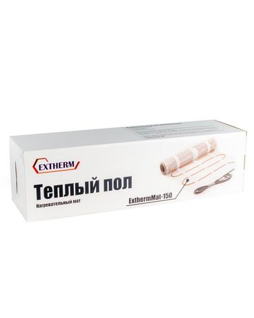 Комплект "Теплый пол" (мат) двухжил. 150Вт/кв.м 1500Вт 20х0.5м 10кв.м ExthermMat 150-1500-10.0