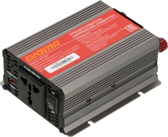 Автоинвертор DCI-300 300Вт 479863 Digma